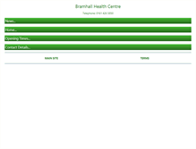 Tablet Screenshot of bramhallhealthcentre.co.uk